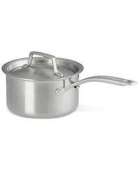 Le Creuset Essential Stainless Steel Round Saucepan with Lid, 2 Qt.