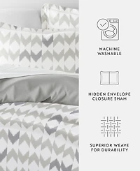 ienjoy Home Utra Soft Reversible 3-Pc. Duvet Cover Set, King/California King