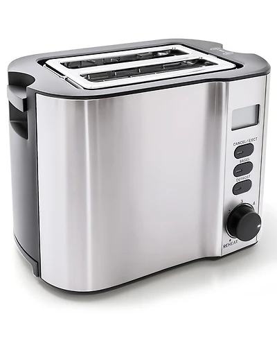 Elite Cuisine 2-Slice Lcd Toaster with Bagel Function