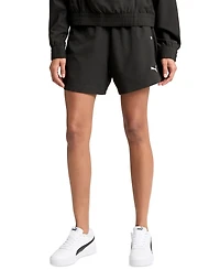 Puma Women's Essential Ripstop Faux-Snap Shorts