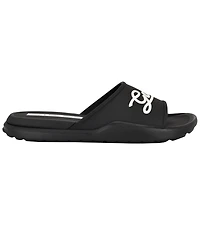 Guess Men's Molar Branded Elevated Pool Slides
