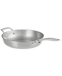 Le Creuset Essential Stainless Steel Shallow Round Frying Pan, 11"