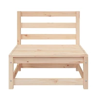 Patio Sofa 2-Seater Solid Wood Pine