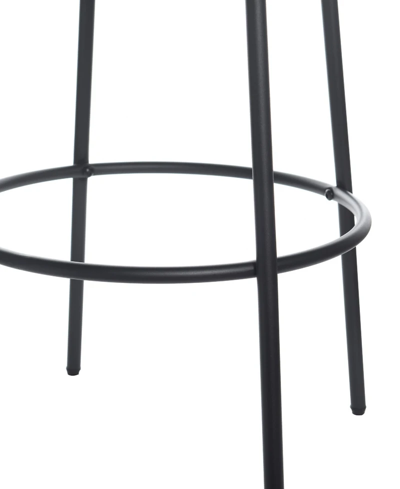 StyleCraft Home Collection 29" Soloist Boucle Upholstered Minimalist Bar Stool