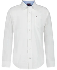 Tommy Hilfiger Big Boys Textured Long Sleeve Shirt