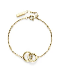 Olivia Burton Women's Amity Interlock Gold Tone Stainless Steel Bracelet