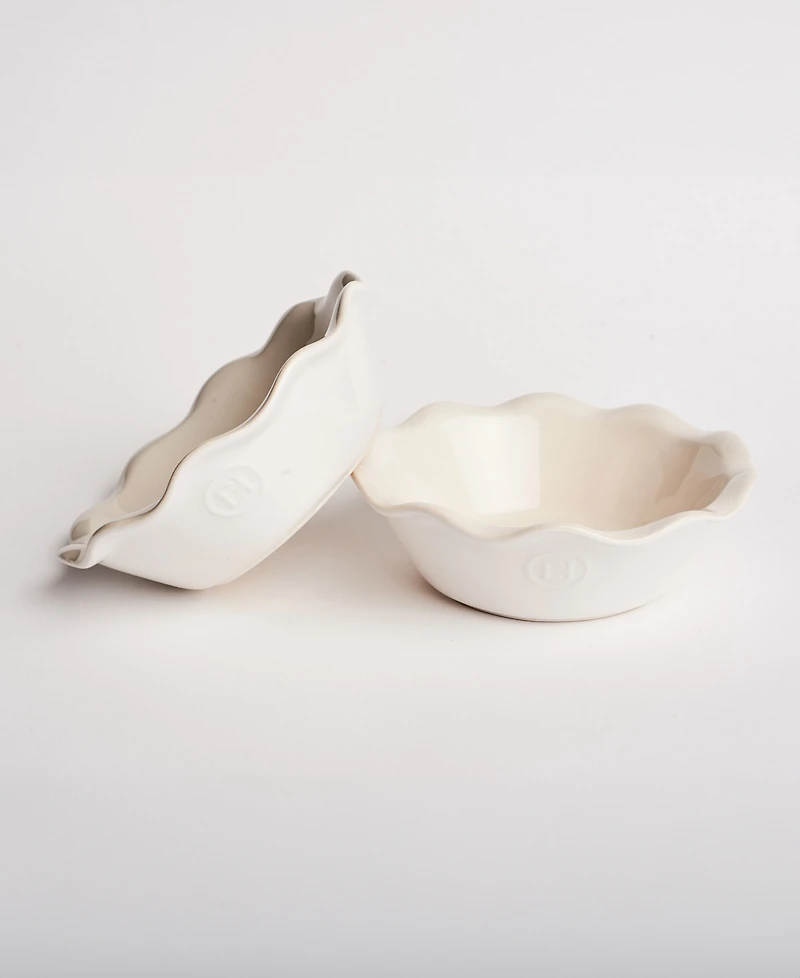 Emile Henry Ceramic 5" Mini Pie Dish, Set of 2
