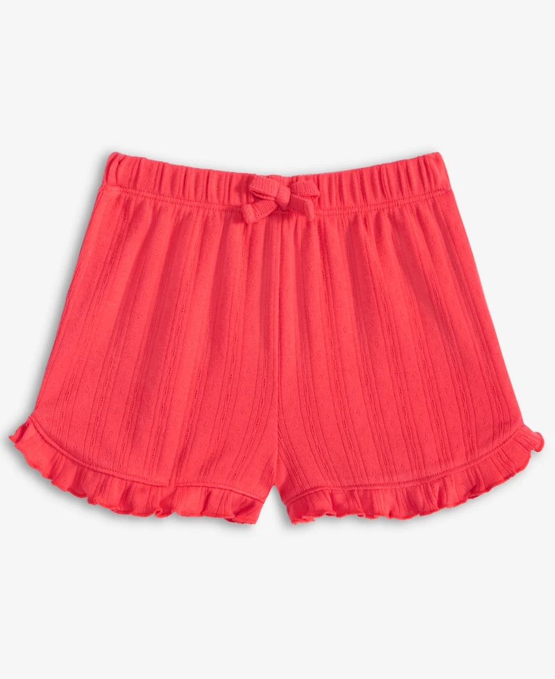 First Impressions Baby Girls Pointelle Shorts, Exclusively at Macy's