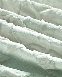 Rachel Roy Jacquard Puckered Botanical 3-Pc. Comforter Set, Twin
