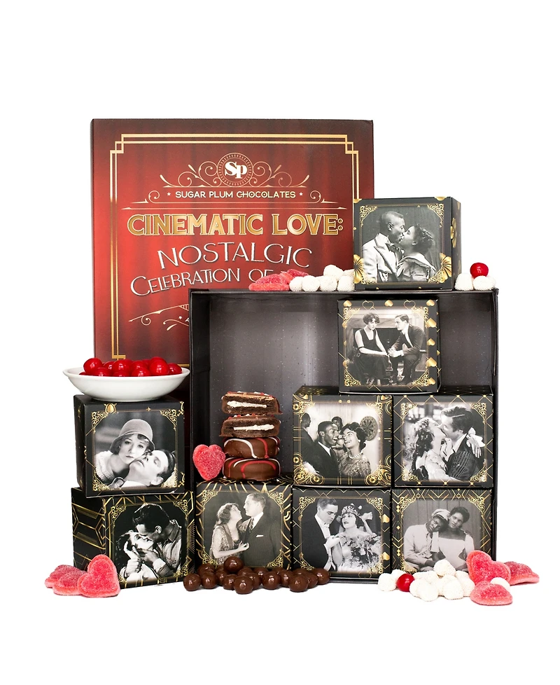 Sugar Plum Chocolates Cinematic Love: Nostalgic Celebration of Treats, 9 Boxes