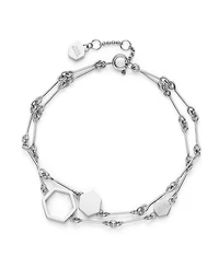 Olivia Burton Honeycomb Classic Silver Tone Bracelet