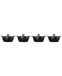 Le Creuset Enameled Cast Iron Covered Mini Round Cocottes, Set of 4