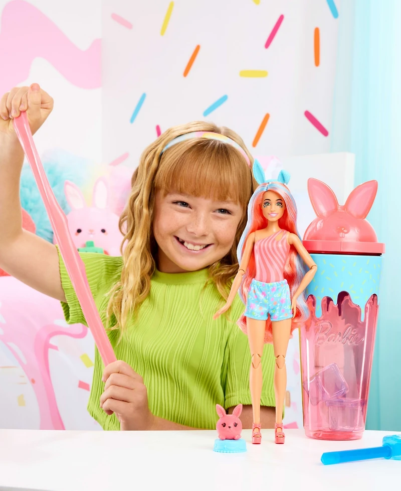 Barbie Pop Reveal Shakes Series Doll & Accessories Set, Scented Bright Bunny Fashion Doll