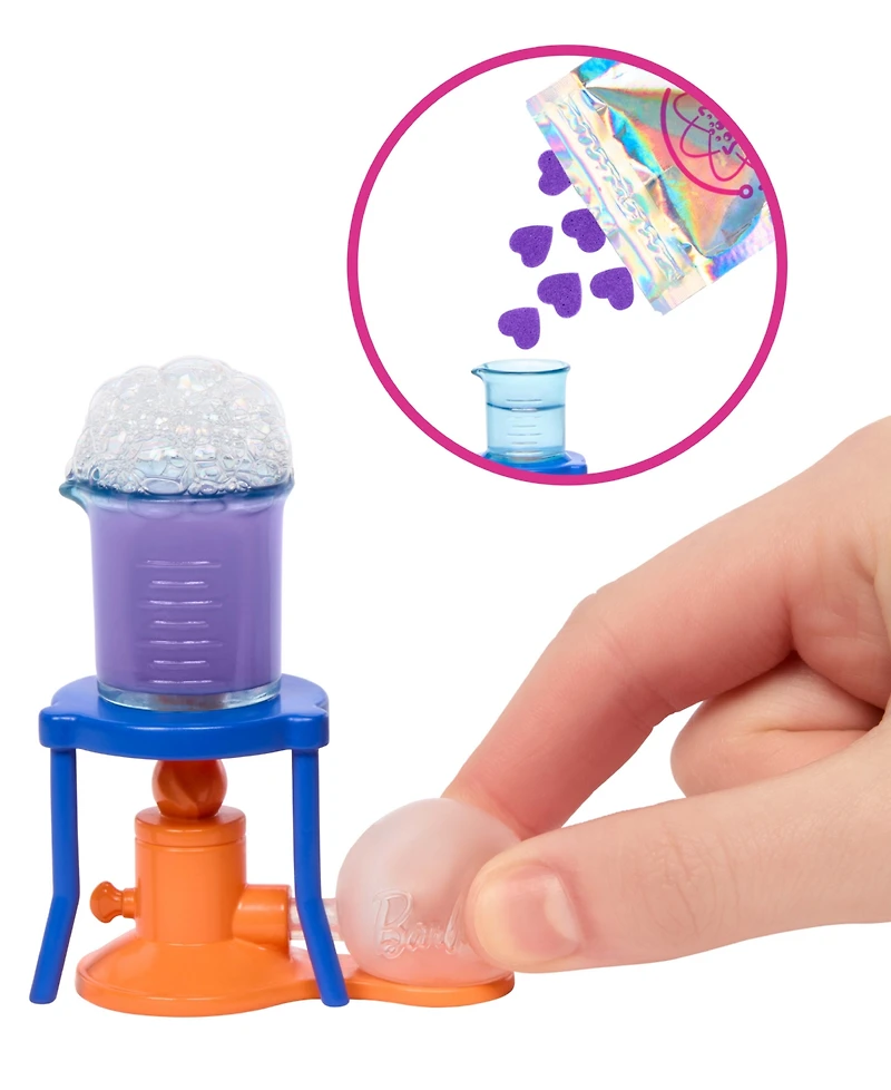 Barbie Scientist Doll and Accessories with Blonde Fashion Doll, Lab Table, & Color-Change Accessories