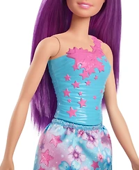Barbie Fantasy Doll & Unicorn Toy Set - Includes Saddle, Brush, & Accessories