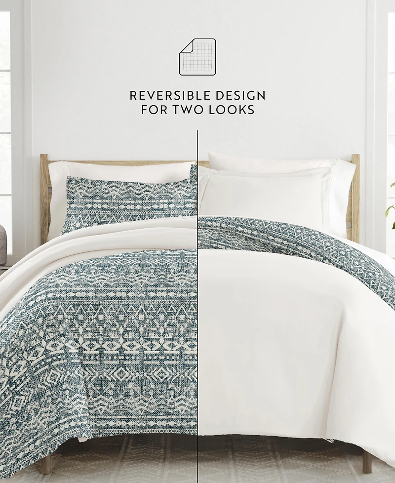 ienjoy Home Ultra Soft Reversible 2-Pc. Duvet Cover Set, Twin/Twin Xl