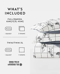 ienjoy Home Utra Soft Reversible 3-Pc. Duvet Cover Set, King/California King