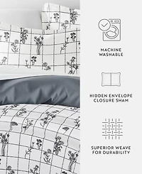 ienjoy Home Utra Soft Reversible 3-Pc. Duvet Cover Set, Full/Queen