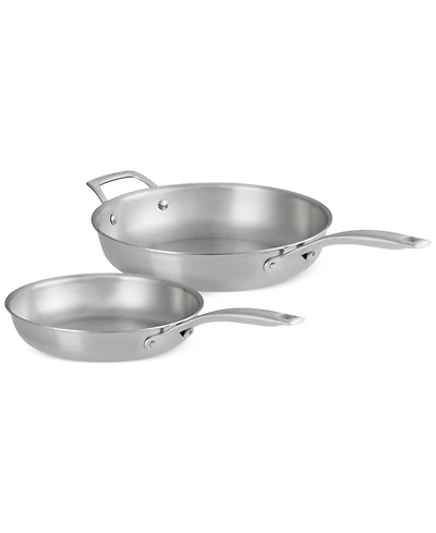 Le Creuset Essentials Stainless Steel 2-Pc. Frypan Set