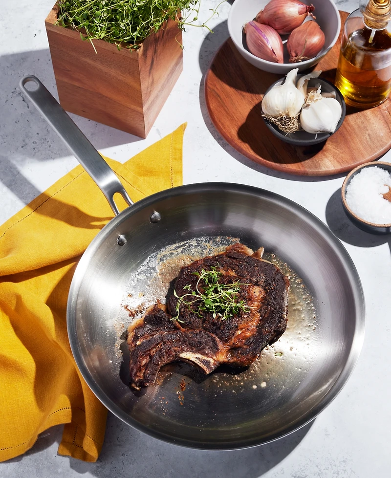 Heritage Steel X Eater 5-Ply Stainless Steel 12" Fry Pan