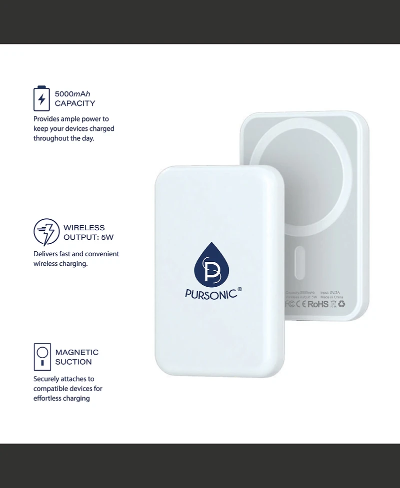 Magnetic Wireless Power Bank – Portable, Powerful, Effortless Charging