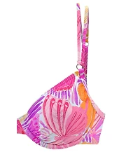 Lascana Women's Butterfly Print Underwire Bikini Swimsuit Top Bra Sizing