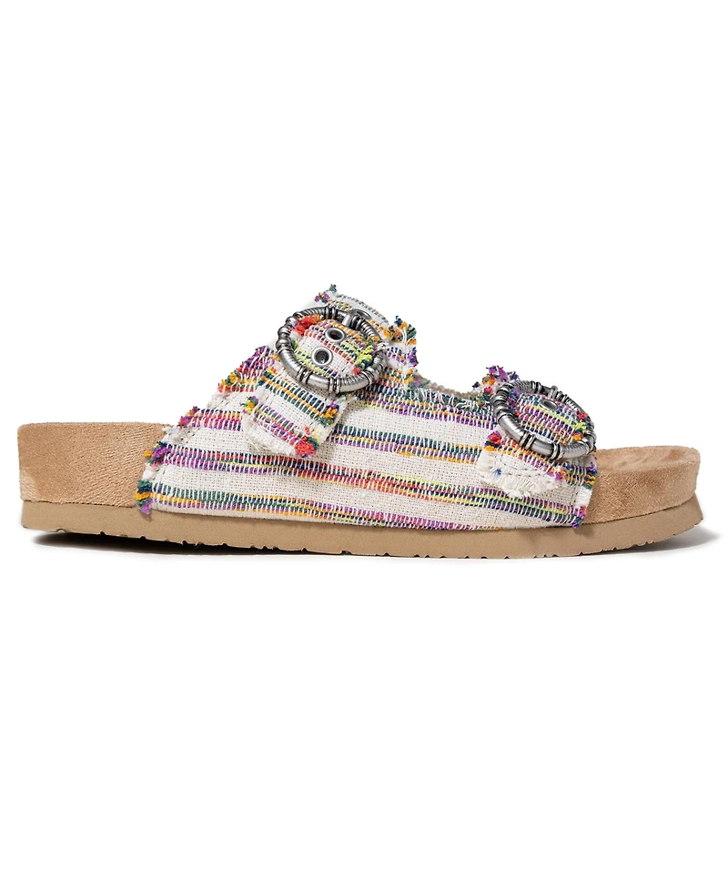 Minnetonka Women's Georgine Buckle Slide Sandals