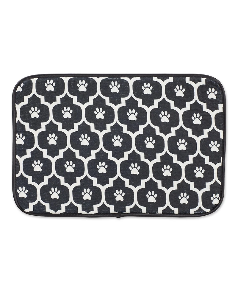 Bone Dry Pet Mat Lattice Paw Print