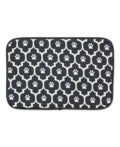 Bone Dry Pet Mat Lattice Paw Print