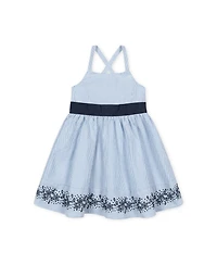 Hope & Henry Big Girls Heirloom Sleeveless Special Occasion Sundress with Bow Back Detail and Embroidery