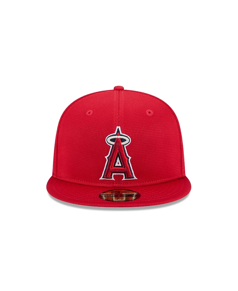 New Era Men's Red Los Angeles Angels 2025 Spring Training 59FIFTY Fitted Hat