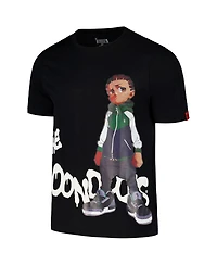 Virtual Thread Men's Black The Boondocks Riley Graffiti T-Shirt