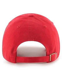 '47 Brand Men's Scarlet Ohio State Buckeyes College Football Playoff 2025 National Championship Game Clean Up Adjustable Hat