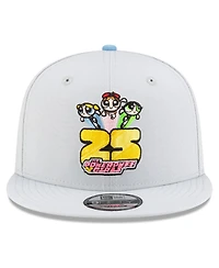 New Era Men's Gray The Powerpuff Girls 25th Anniversary 9FIFTY Snapback Hat