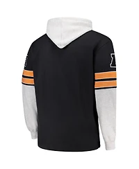 '47 Brand Men's Black Cincinnati Bengals Big Tall Lacer Pullover Hoodie