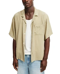 Cotton On Men's Box Fit Short Sleeve Shirt