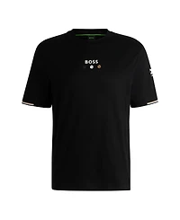 Boss by Hugo Boss Men's Pima-Cotton Print Regular-Fit T-Shirt