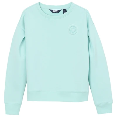 Lands' End Girls Knit Crewneck Sweatshirt
