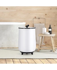 23L Large Luxury Bucket-Style Towel Warmer with Fragrant Disc Holder