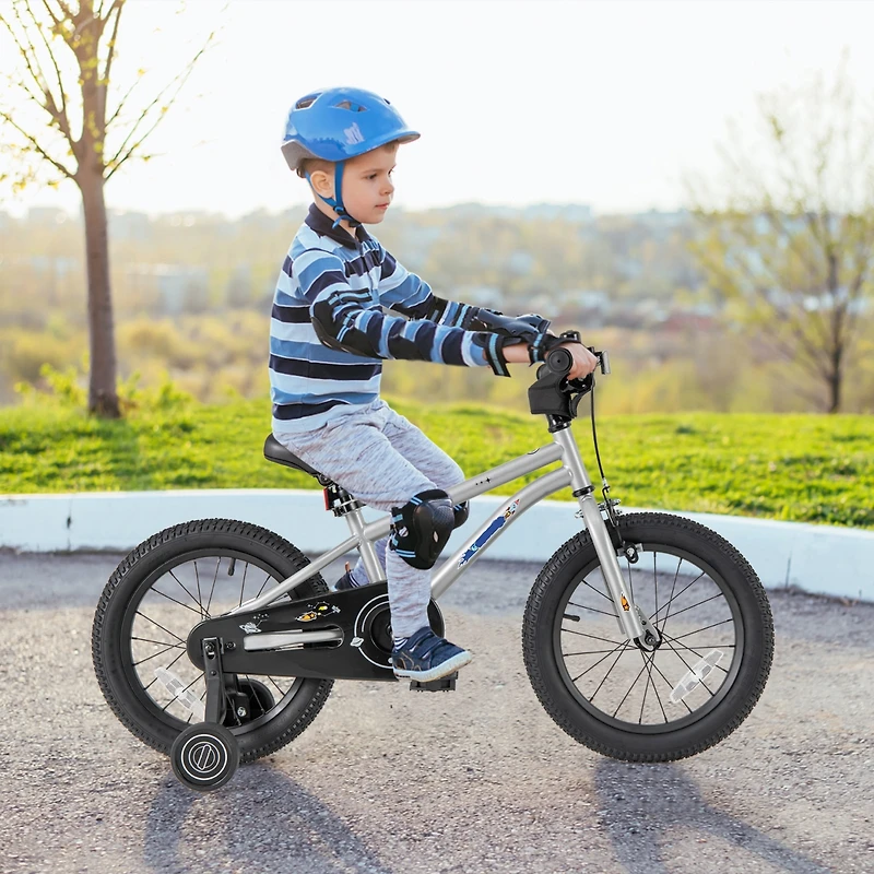 Kids Bike Sport Bicycle for 4-7 Years Old with Adjustable Seat, Reflectors, and Training Wheels for a Safe and Fun Ride