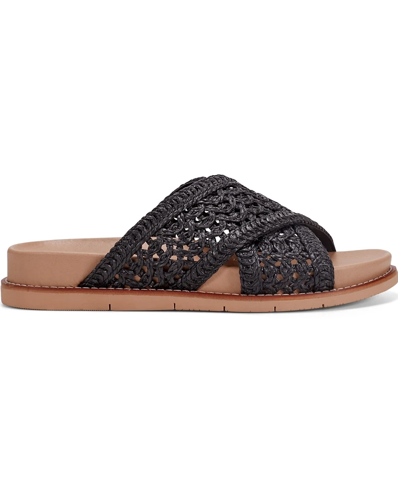 Earth Women's Flurry Woven Crisscross Flat Sandals