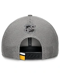Fanatics Men's Gray Pittsburgh Penguins Authentic Pro Home Ice Trucker Adjustable Hat