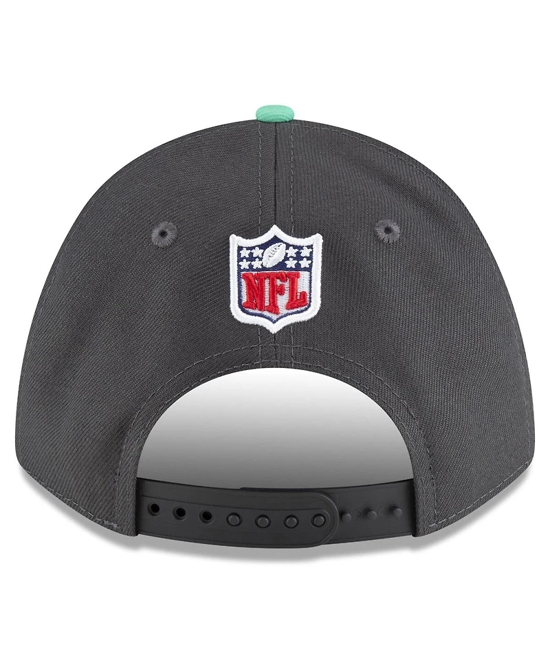 New Era Men's Gray Kansas City Chiefs Super Bowl Lix 9FORTY Adjustable Hat