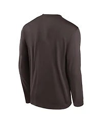 Nike Men's Brown Cleveland Browns Legend Icon Long Sleeve T-Shirt