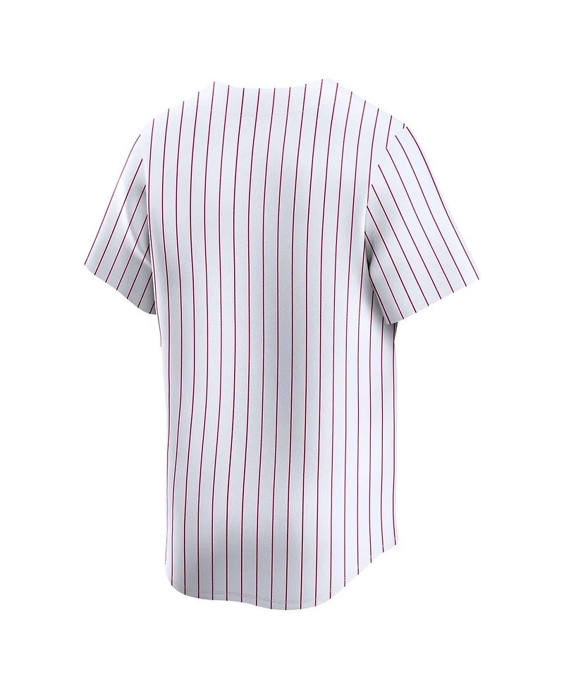 Nike Men's White Pinstripe Florida State Seminoles College Limited Baseball Jersey
