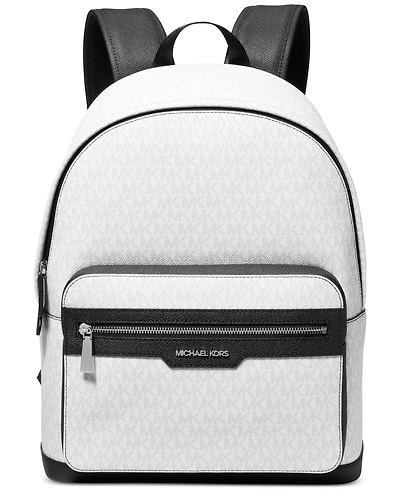 Michael Kors Men's Explorer Leather Logo Backpack