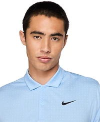 Nike Men's Core Dri-fit Classic-Fit Dot-Print Golf Polo Shirt