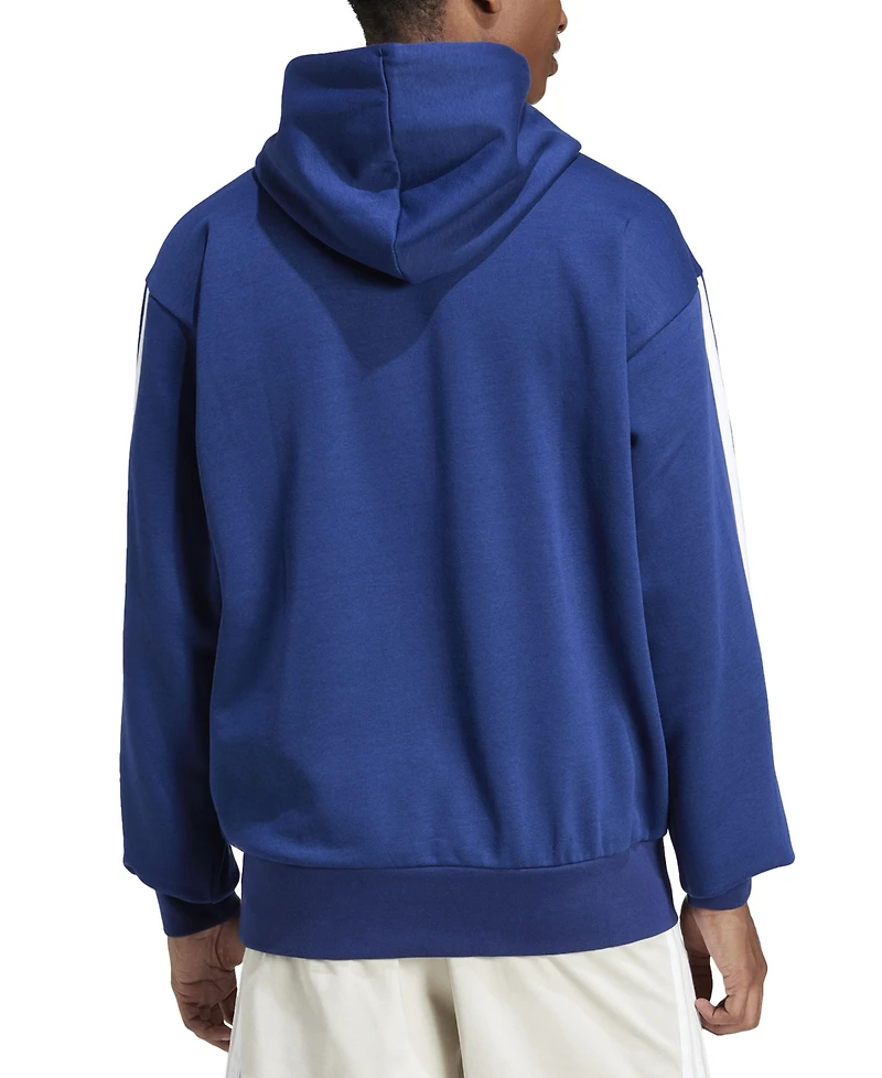 adidas Men's Essential Three Stripes Fleece Hoodie