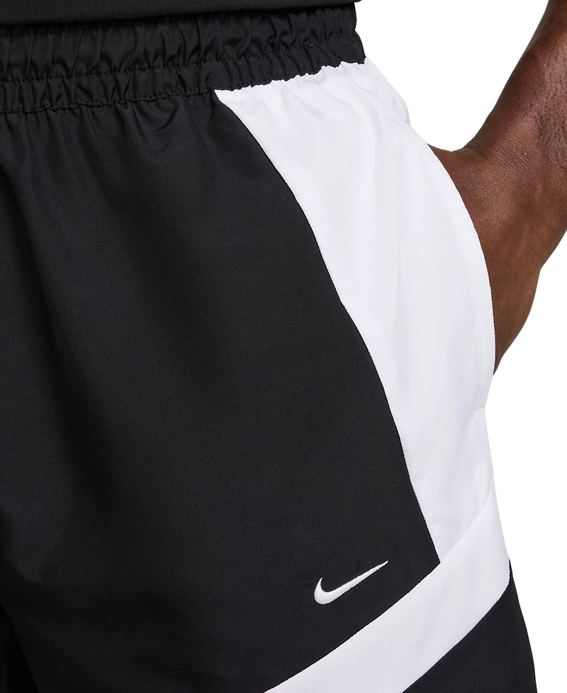Nike Men's Icon Loose-Fit Colorblocked 6" Basketball Shorts