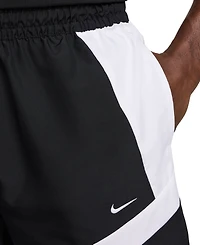 Nike Men's Icon Loose-Fit Colorblocked 6" Basketball Shorts